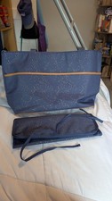 Large Baby Changing Bag, With Matching Mat, And Insulated Bottle Compartments
