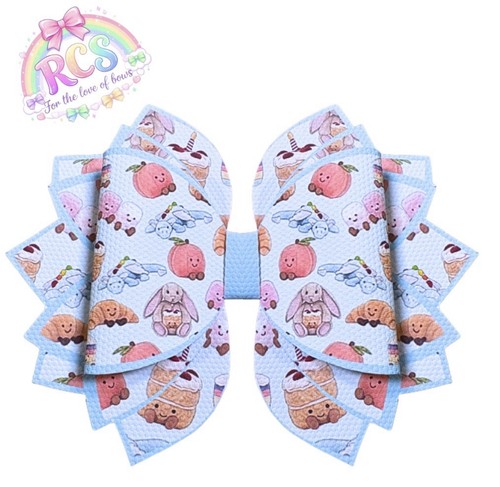 Canvas cut around hair bow - canvas,