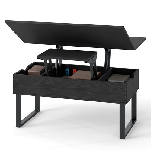 Costway lift top coffee table - coffee,