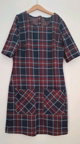Next plaid dress with pockets - plaid,