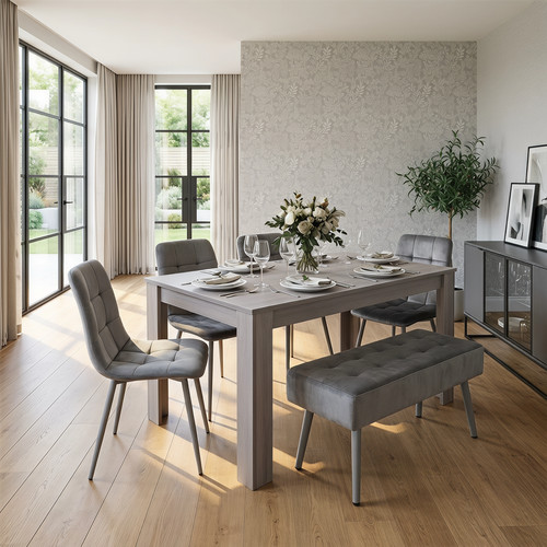 Dining table and chairs with - table, 4