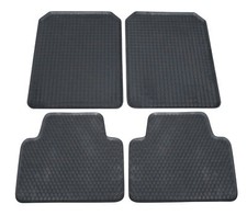 4x Rubber Floor Mats High Edge Car Carpet Set Front Rear Black