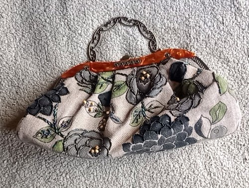Vintage beaded purse handbag - vintage,