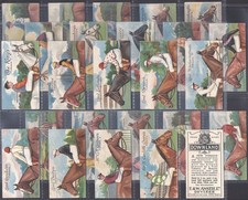ANSTIE-FULL SET- RACING SERIES 1922 (1ST SERIES 01-25 (25 CARDS)) HORSE RACING 