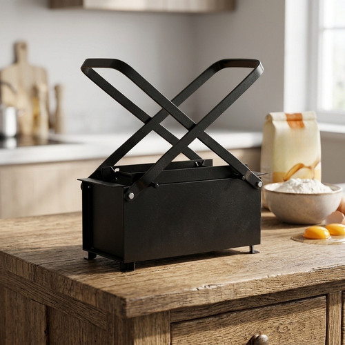 Hand operated briquette maker - briquette,
