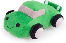 Plush Racing Car Dog Toy