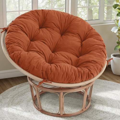 Luxurious orange papasan - luxurious,