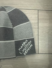 Louis Vuitton Grey LV Beanie