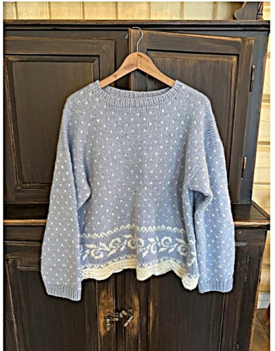 Knitting pattern copy top - top, down