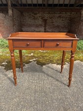 Antique Pine Writing Desk Hall