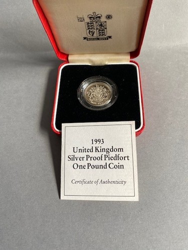 1993 silver proof - uk, piedfort