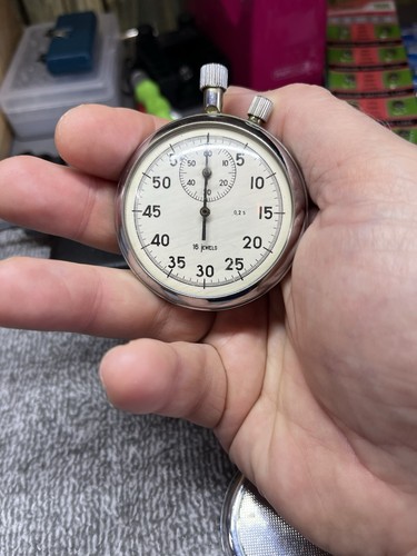 Vintage stop watch jewels - stop,
