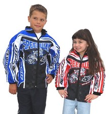 Speedway kids youth jacket casual coat Wulfsport MX mud/windbreaker mesh lining