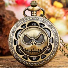 NEW  Stunning Unusual  Bronze  NIGHTMARE BEFORE CHRISTMAS   Necklace  Watch