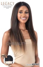 Shake N Go Legacy Human Mastermix Long Straight HD Lace Front Hair Wig - FINESSE