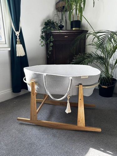 Grey cotton rope - moses, basket