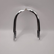 Leg Shield Clamp Strap Chrome