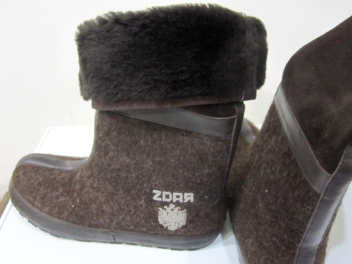 Zdar chocolate brown - fur, lined