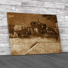 Encampment Of Gypsies With