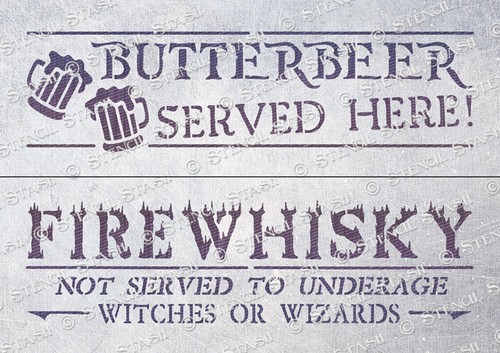Hogwarts butterbeer firewhisky - hogwarts,