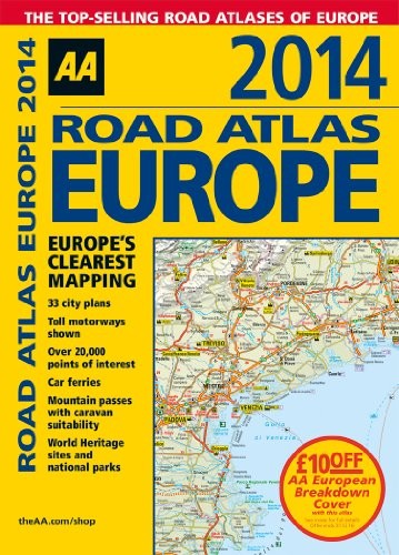 Road atlas europe - road, 2014