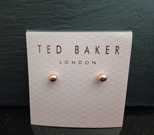 Ted baker rose gold ball - gold, stud