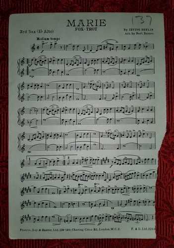 Vintage sheet music collection - vintage,
