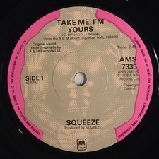 Squeeze Take Me, I'm Yours 7"