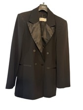 Ladies Black Tuxedo Jacket -