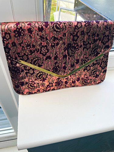 Rose gold clutch bag - clutch,