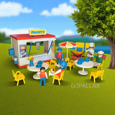 PLAYMOBIL 3146 FRANKY'S RESTAURANT SNACK BAR / 1986