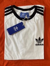 MEN'S ADIDAS  ORIGINALS TEE  SHORT SLEEVE CREW NECK THREE STRIPE  T-SHIRT L, XL