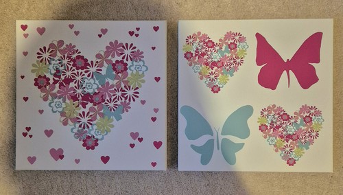 Pretty set pair wall - set,