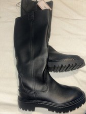 Sainsbury’s TU Woman’s Black Faux Leather UTK Boots UK7 EU40.