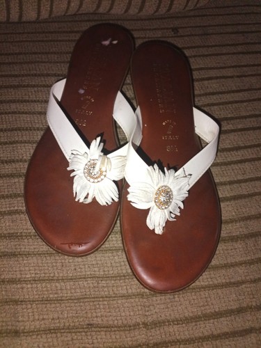 White thong sandals are from - thong,