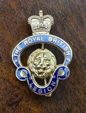 Royal British Legion 9 ct gold