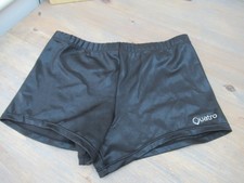 Men's shiny black lycra