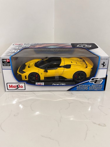 Maisto ferrari f80 - maisto, yellow