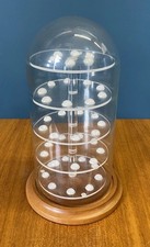 Glass thimble display dome
