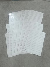 20 Sheets A4 Wedding Invitation Toppers, 780 Die Cut Silver Foiled Sentiments