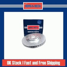 2x Brake Discs Vented Grooved For Mercedes S-Class W221 S 600 Borg 2044211212