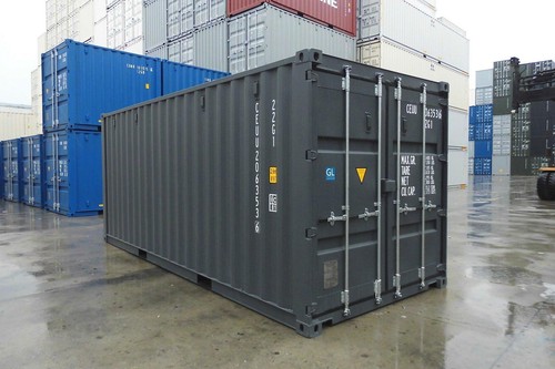 Ral7016 grey containers - 20, ft