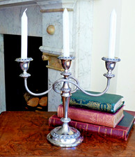 Silver plate Candelabra