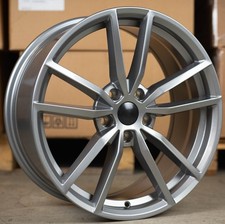 19" VW GOLF MK5 MK6 MK7 MK8 2005-2025 Gunmetal Grey Pretoria Design 8j Alloys X4