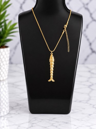 Gold tone stainless - 18.5",