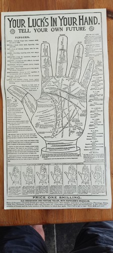 Vintage palmistry charts from - vintage,