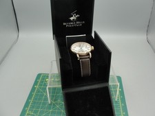 Beverley Hills Polo Club Quartz Watch, 2nd Hand, Date, Box & P/Work, GWO, VGC