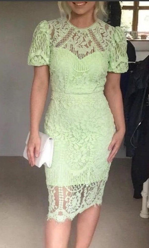 Lipsy vip green lace - lipsy, midi