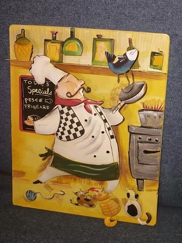 Vtg fat chef kitchen metal - vtg,