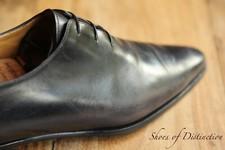 Berluti Black Leather Oxford Shoes Men's UK 9.5 US 10.5 EU 43.5